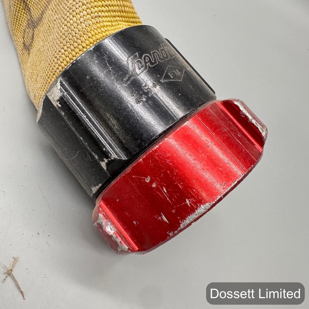 2.5" Fire Hose with 2.5" Threaded Coupling FM Approved Heavy Duty