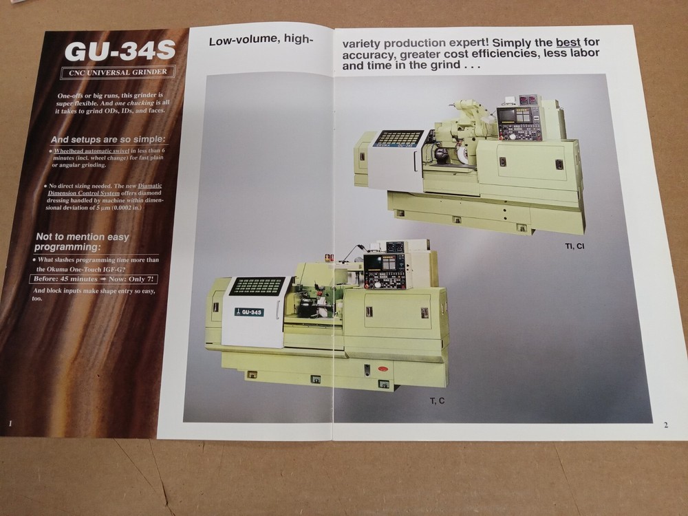 Okuma Grinder Brochures