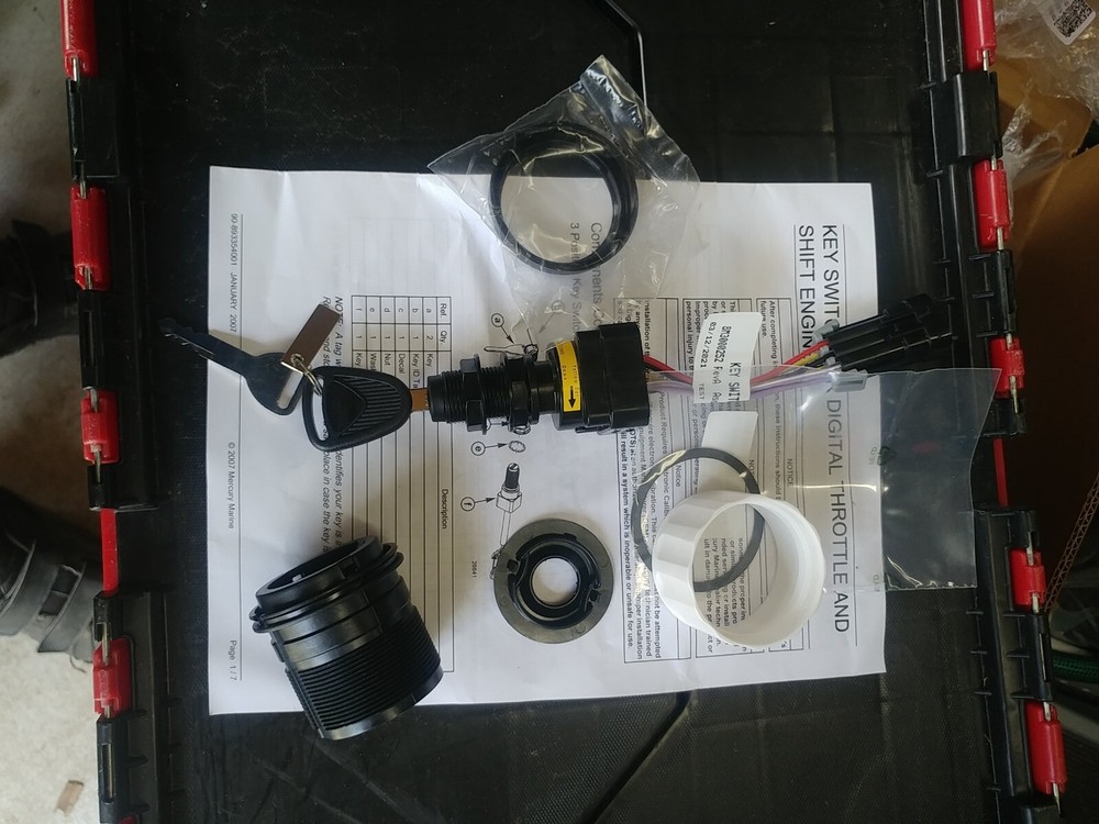 899887T04 Mercury Key Switch Assembly