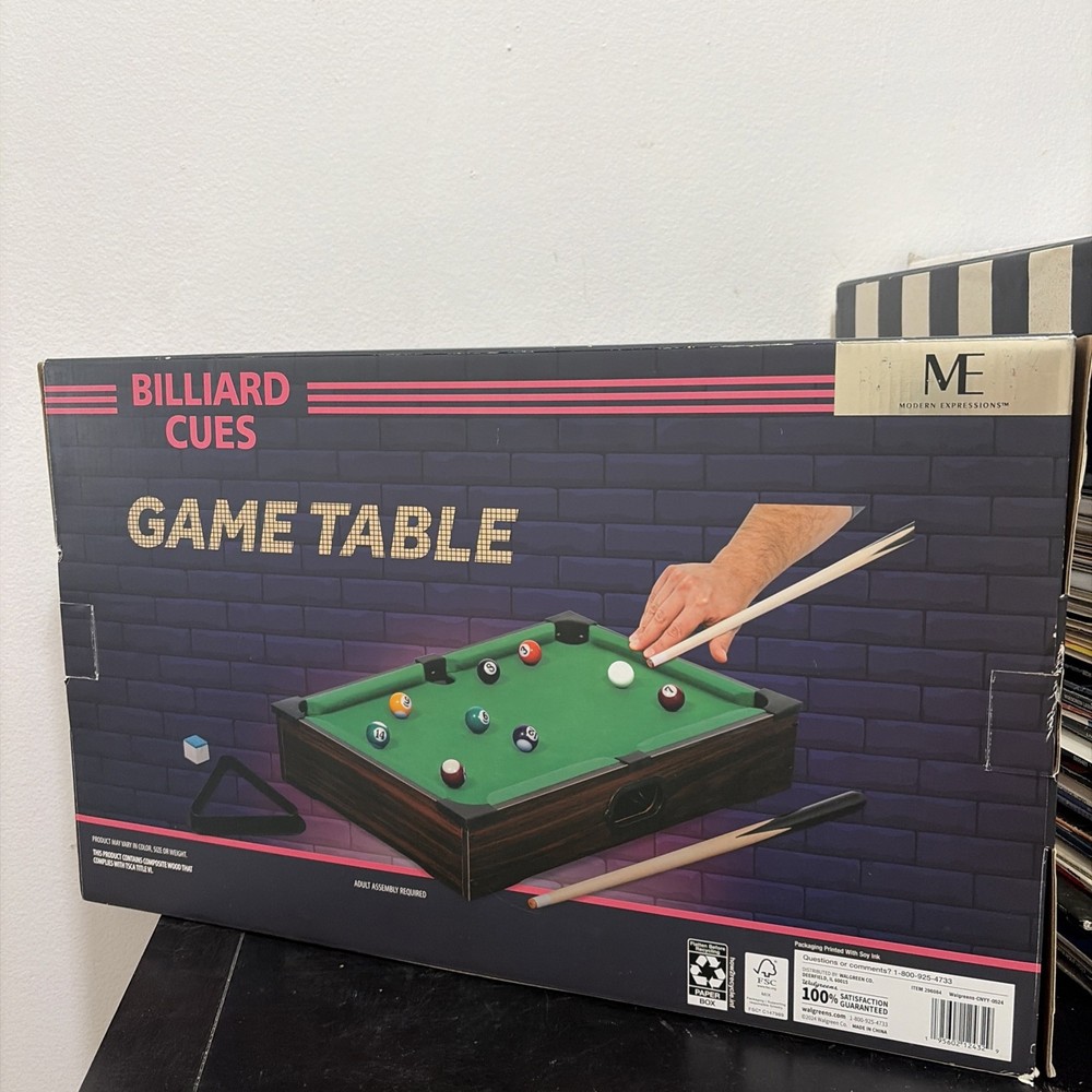 Mini Billiard Cues Game Table Modern Expressions