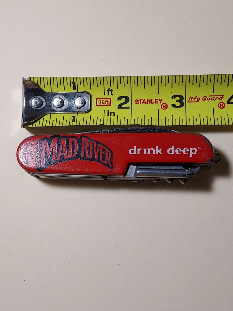 Mad River Drink Deep advertising Red Multi Tool