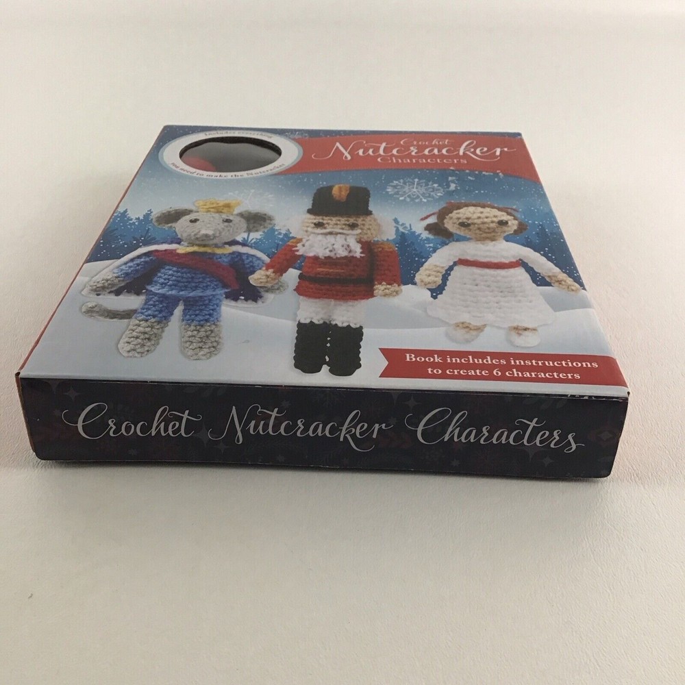 Thunder Bay Crochet Nutcracker Characters Patterns Hook Embroifery Thread New