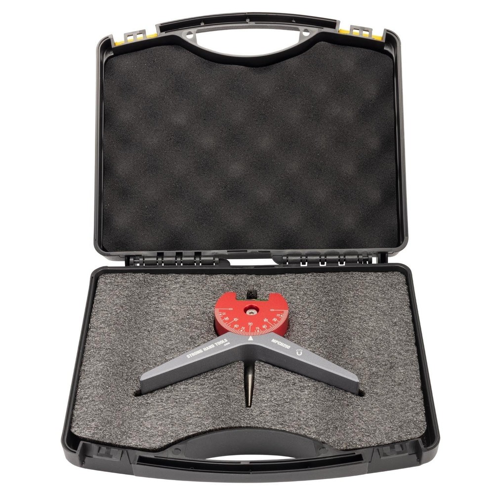 Magnetic Pipe Centering Tool - 360° Rotatable Dial - Aluminum