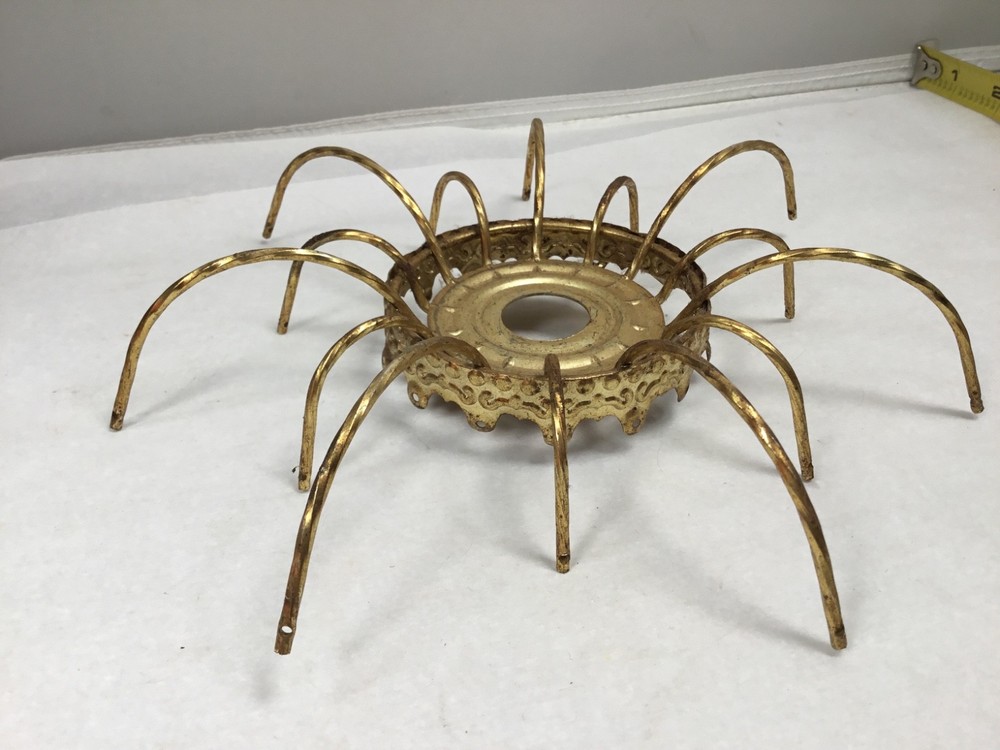 Brass spider Chandolier crystal holder