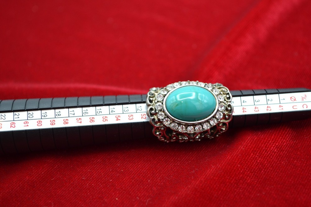 vintage faux turquoise ring size 5