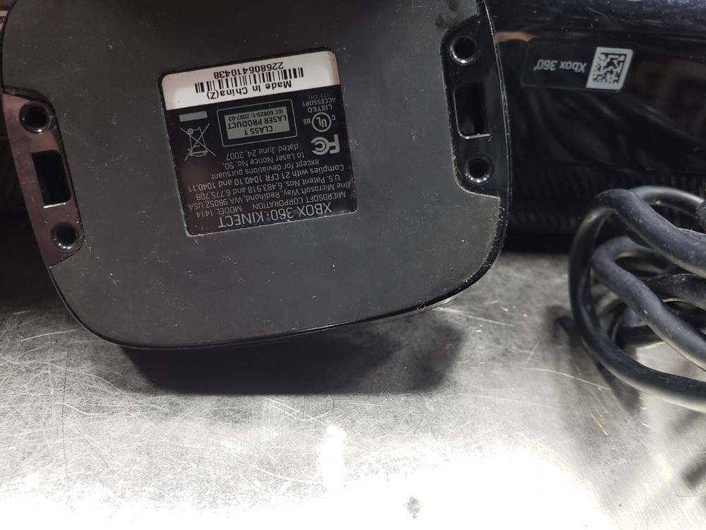 Genuine Microsoft Xbox 360 Kinect Connect Black Sensor Bar Model 1414 TESTED