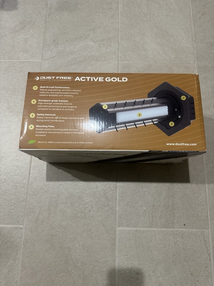 Dust Free Active Gold HVAC Air Purification