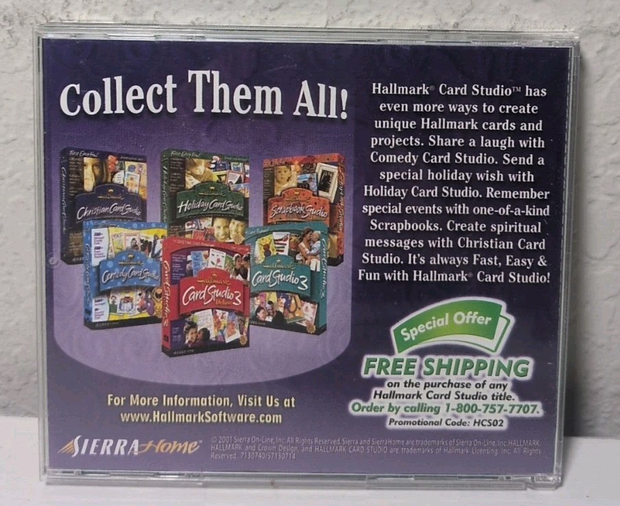 Hallmark Card Studio 3 PC CD ROM B355