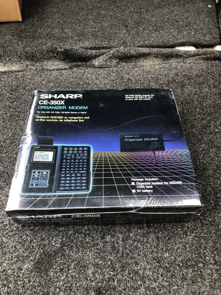 NEW IN SEAL BOX Sharp Organizer Modem CE-350X