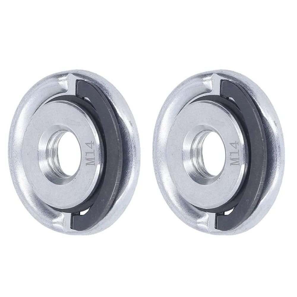 Two M14 Pressing Flanges Quick Release Fastener for Grinder Discs and Cup Wheels