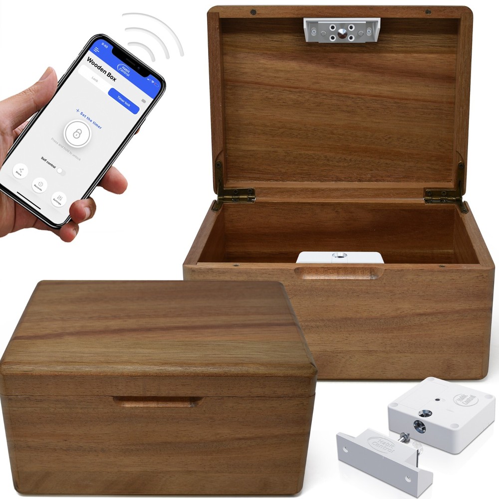 Habit Control LockBox with Timer - Smart 2-in-1 Timer and Classic Lock Box