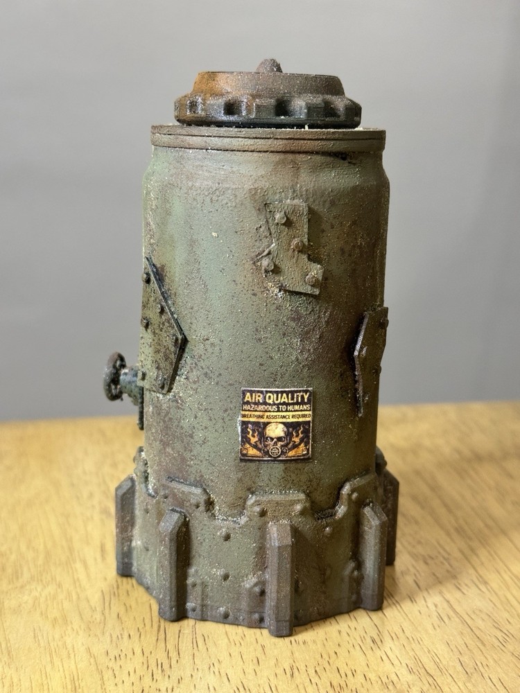 Warhammer Necromunda  Inspiring terrain Hazard Container  –scratch built.