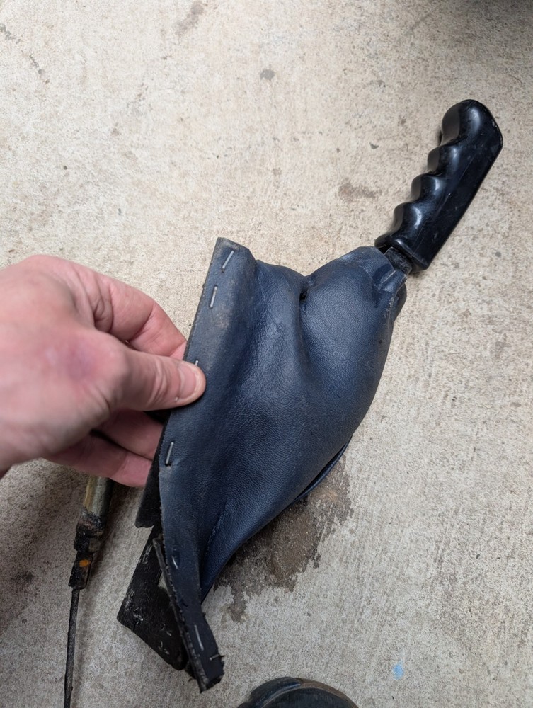 Triumph TR7 Handbrake with Blue Gaiter