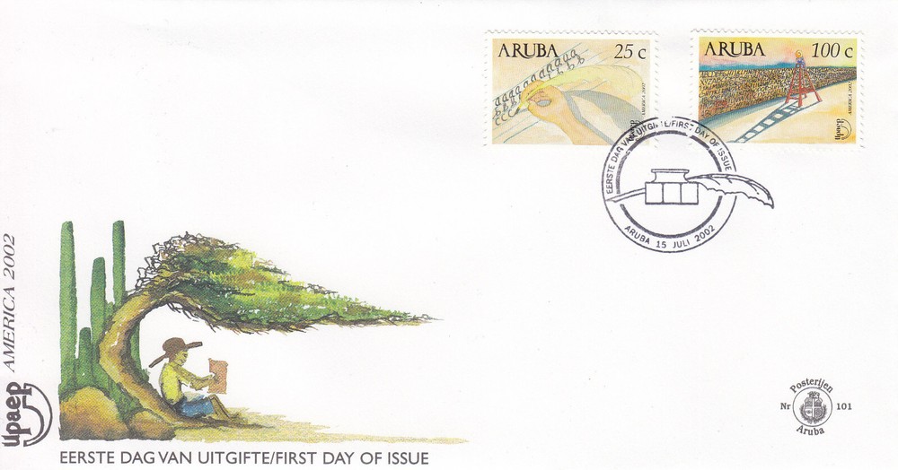 Aruba Issue FDC 2002 (101) History