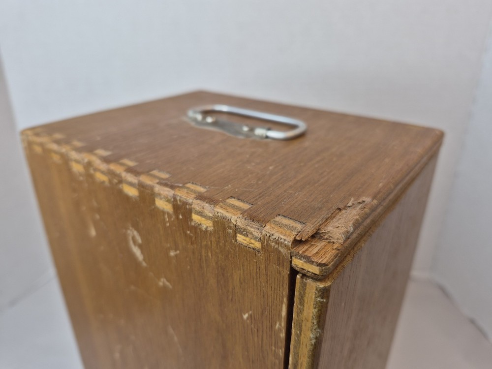 Vintage Monolux 600x Microscope Replacement Wood Storage Case