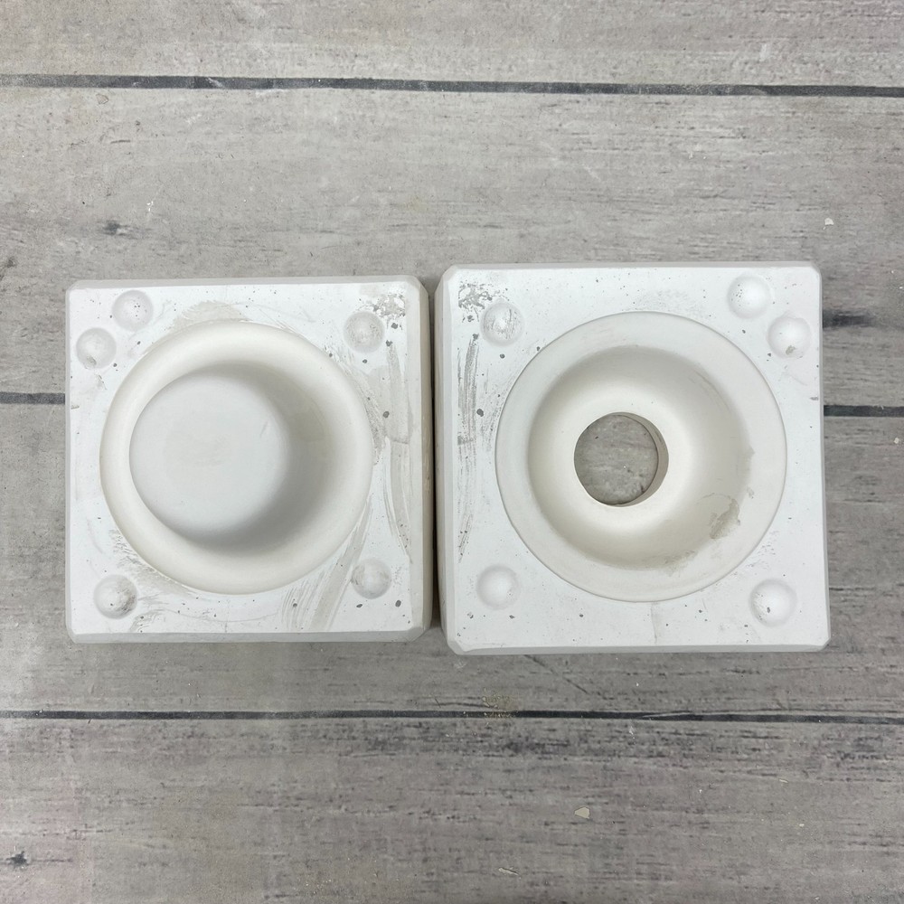 Vintage 1985 Boothe Mold Inc Ceramic Casting Mold Plain Dip Insert #1068