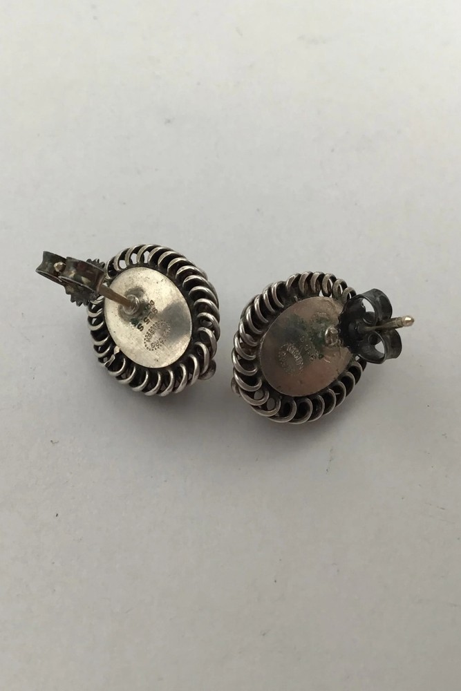 Georg Jensen Sterling Silver Stud Earrings (No. 39)