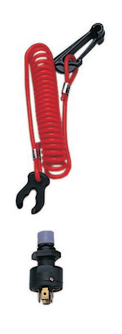 Pactrade Marine Kill Safety Switch Universal Coil Lanyard