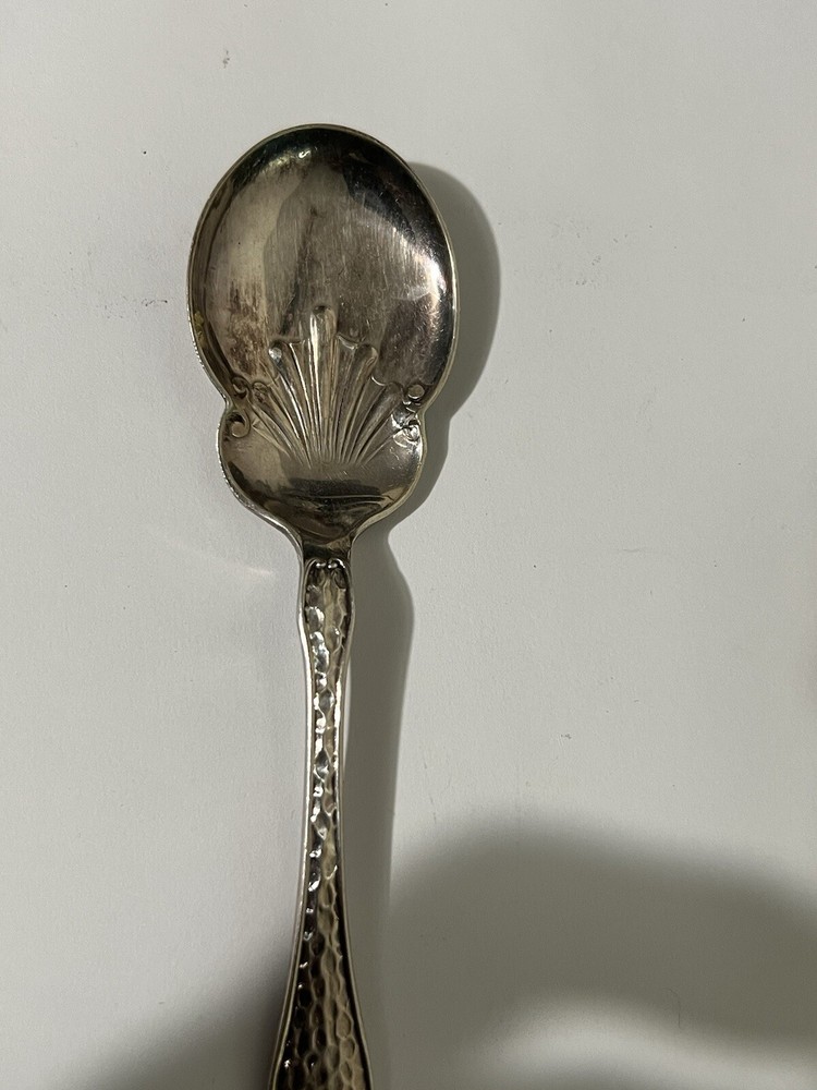Sea Shell Shaped Old Silver Spoon