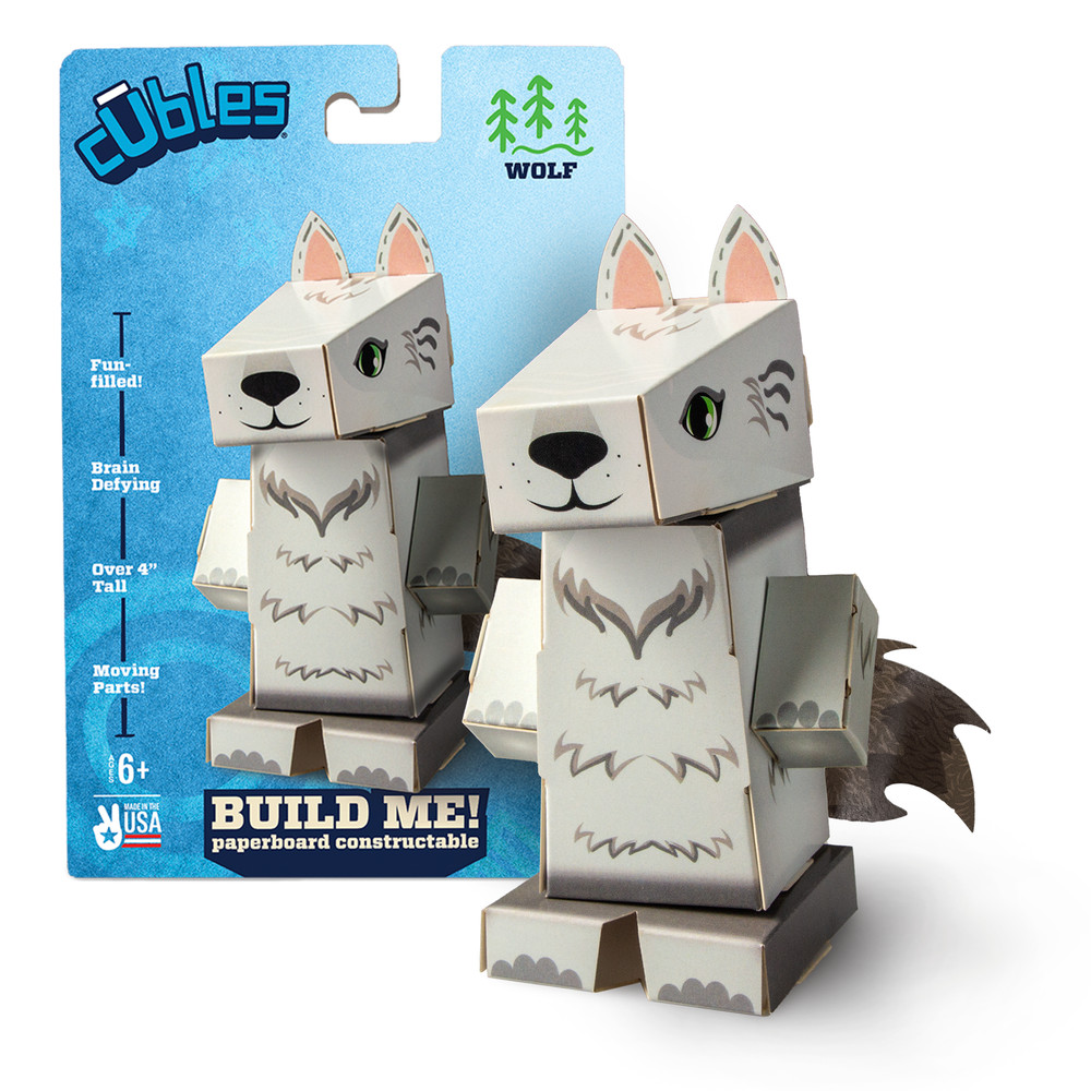 CUBLES North American Animals - Wolf