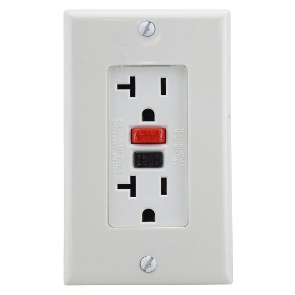 Leviton 6899-W, Receptacle No Pilot Light, 20A 125VAC