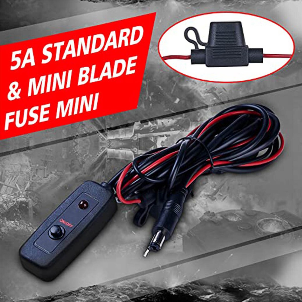 ON/OFF Power Switch Cable Replace For LED Light Car Motorcycle Glow Neon Strip