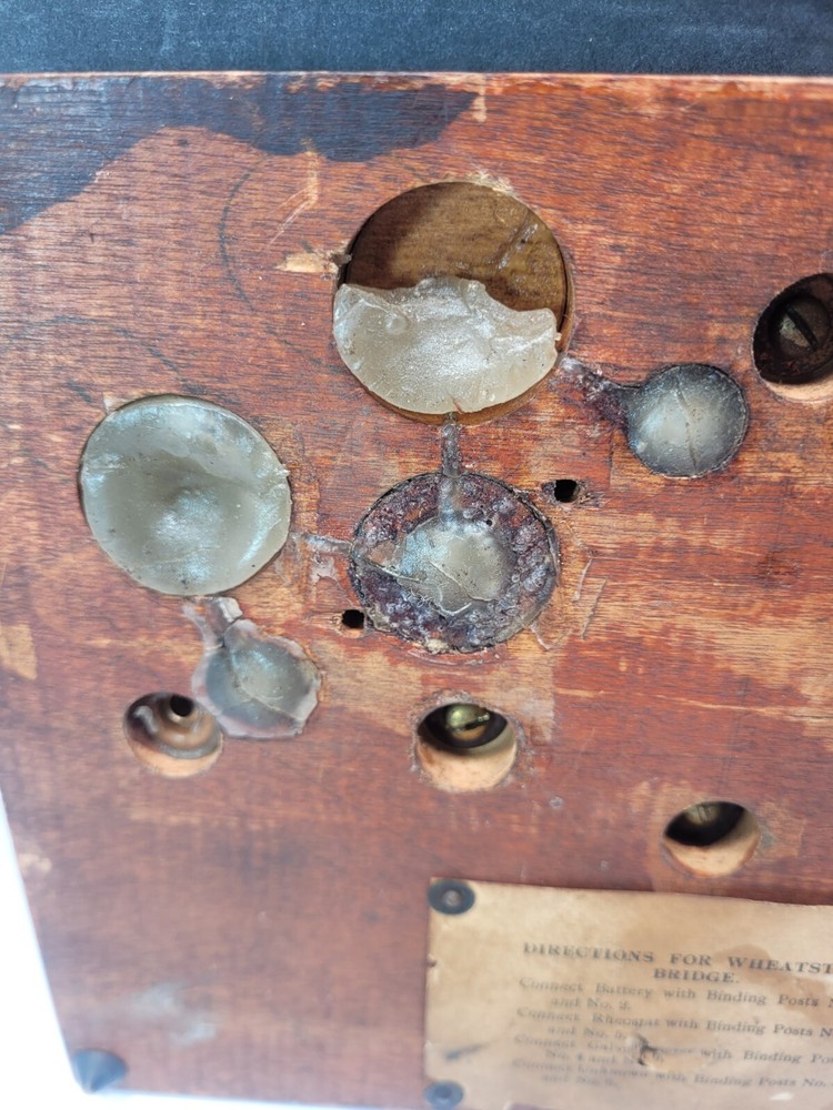 Antique Wheatstone Bridge Central Scientific Co. Steampunk Display
