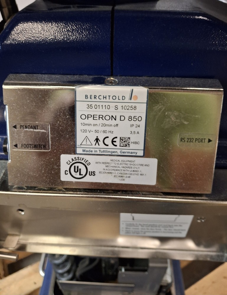 Berchtold Operon D 850 Surgical Table