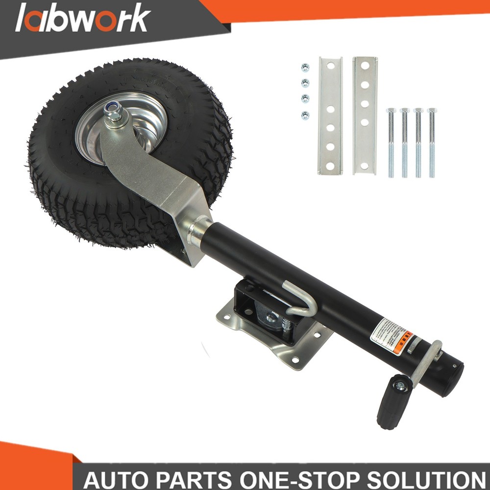Labwork Beach Boat Trailer Jack 13.38in Trailer Jack Wheel 2000lb Capacity