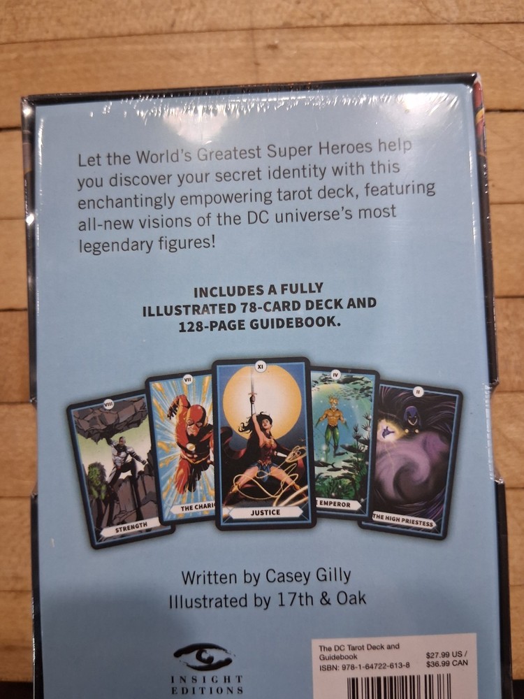 DC Tarot Deck and Guidebook Superhero Card Set