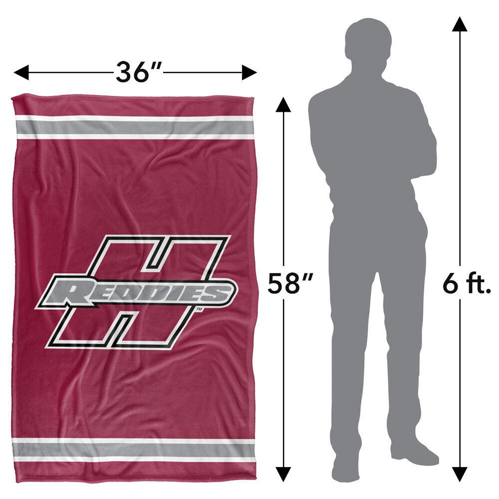 Henderson State University Primary Logo Stripes Silky Touch Throw Blanket