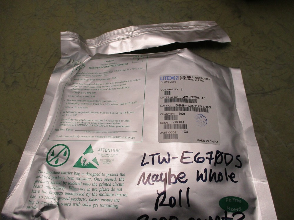 2000x liteon ltw-e670ds-ec high power white surface mount leds [2*E-7.75]