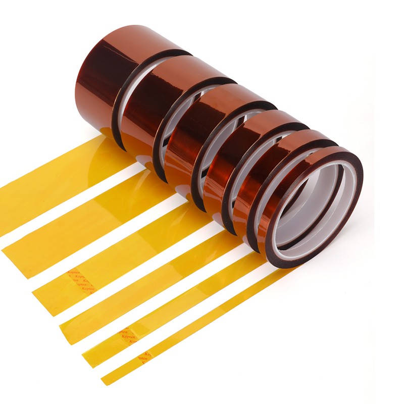Heat Resistant Tape Kapton Polyimide Insulation Thermal For PCB 3mm-100mm Width