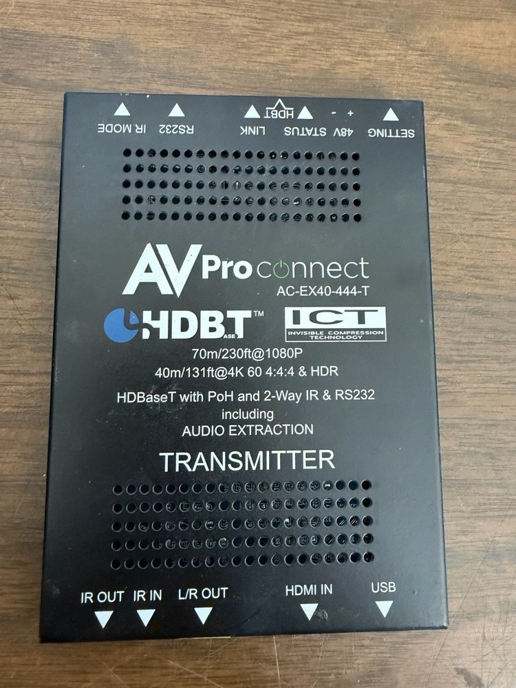 AV Pro Connect AC-EX40-444-R Receiver And Transmitter