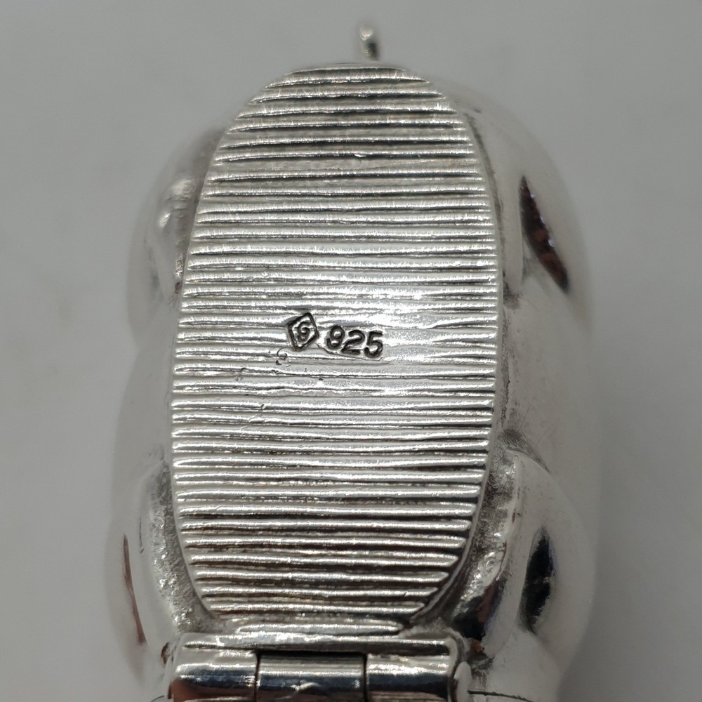 Sterling Silver Mouse Vesta Case Match Holder