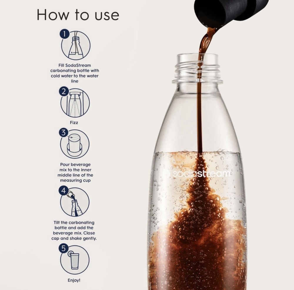 SodaStream Cola, 440ml 4-Pack