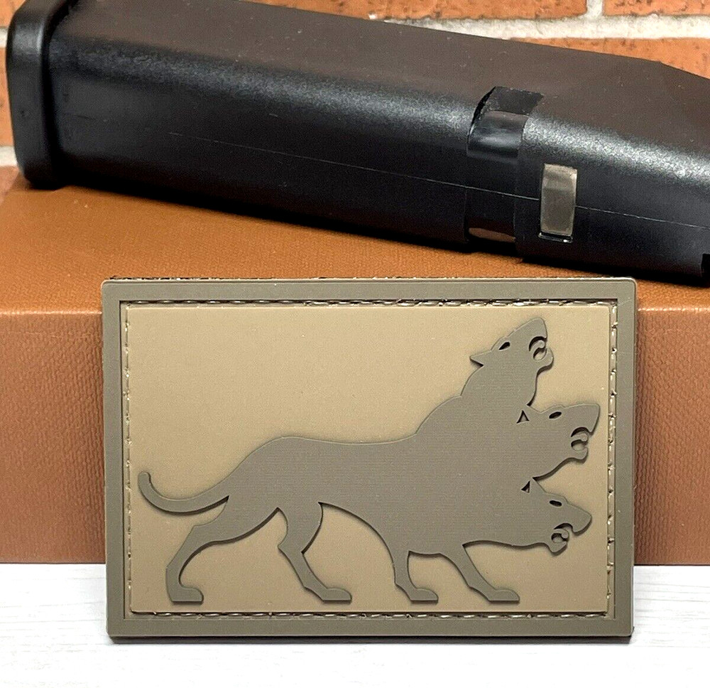 PVC Tactical Morale Patch, Werewolves Patch,  Werewolf Wolf Gun Patch
