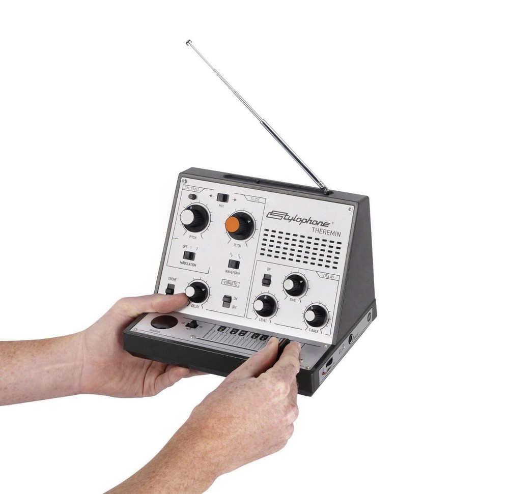Stylophone Theremin Portable Touch Sensitive Synthesizer