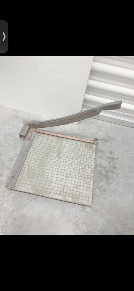 Vintage 12” Paper Cutter