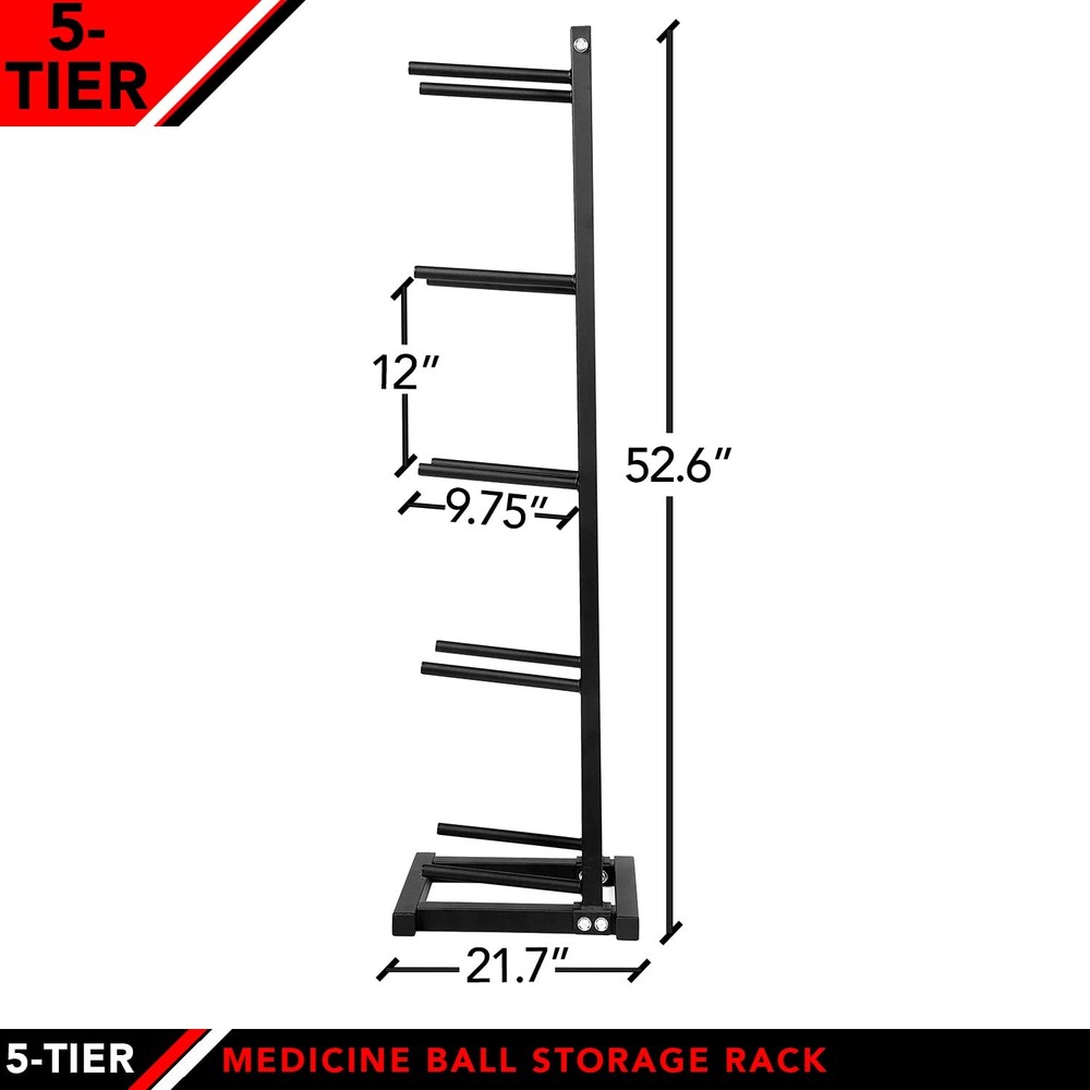 Medicine Ball Rack, Black