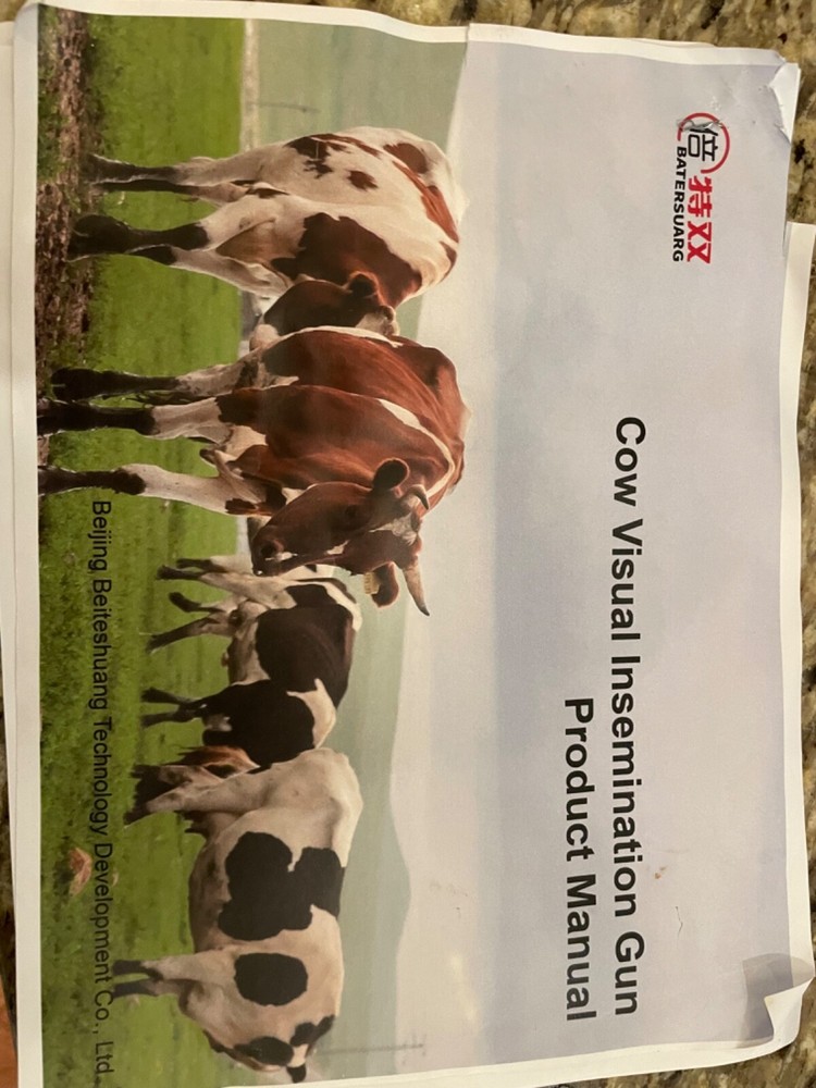 Cattle Visual Insemination Gun w/Adjustable Screen