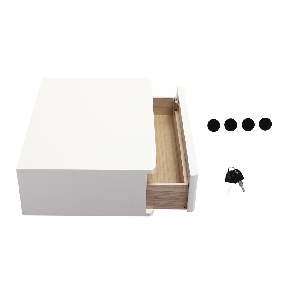 Desktop Storage Organizer With Lockable Drawer Home Office, Desktop Storage Box