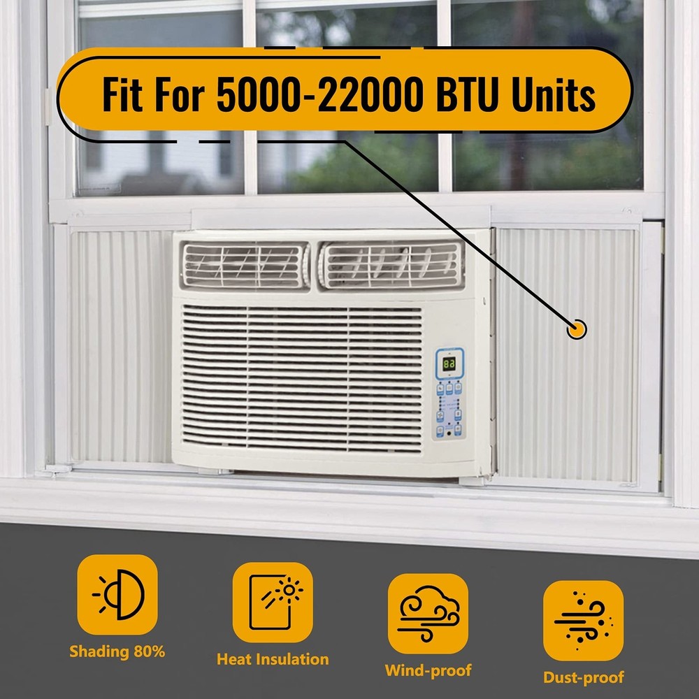 LBG Products Window AC Insulating Side Panel Kit Fits for Window Air Conditio...