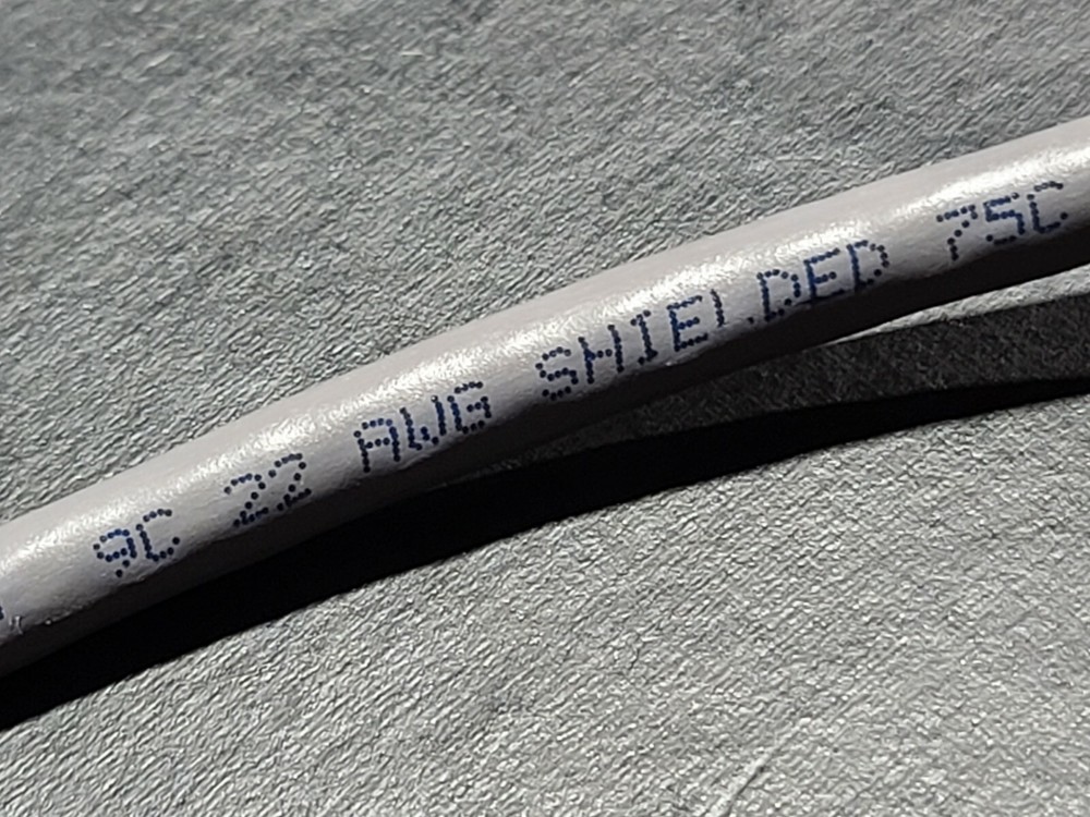 Alpha Wire 6345 22/9C Multi-Shielded Control/Communication Cable Gray /10ft