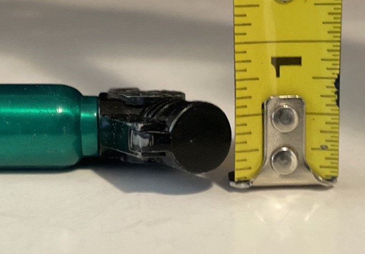 Eclipse Techno Handheld Torch Green Lighter Sparks