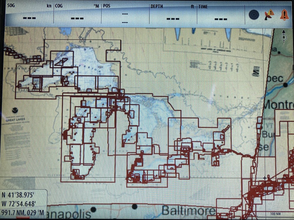 FUGAWI Aboard US & CANADA MSD/SD Chart Card -*Bench Tested*