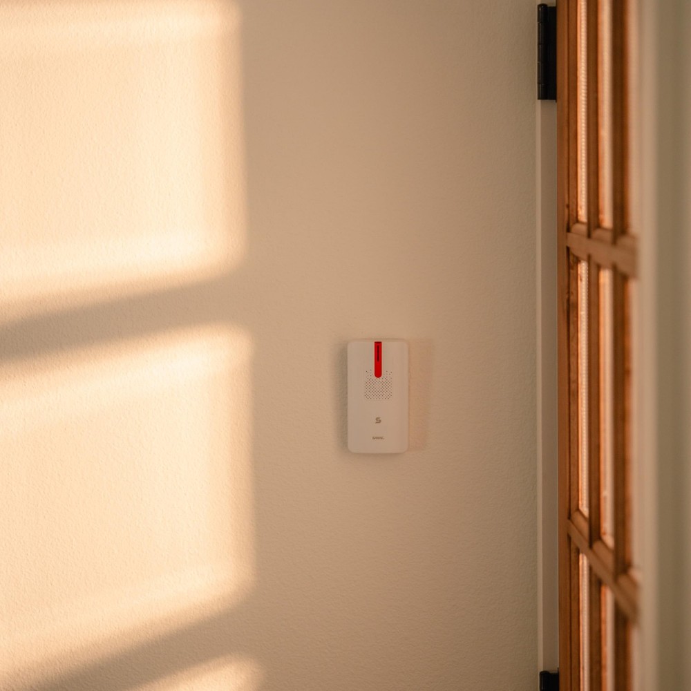 Sabre Driveway Alert, Wireless Motion Detector Sensor System with White