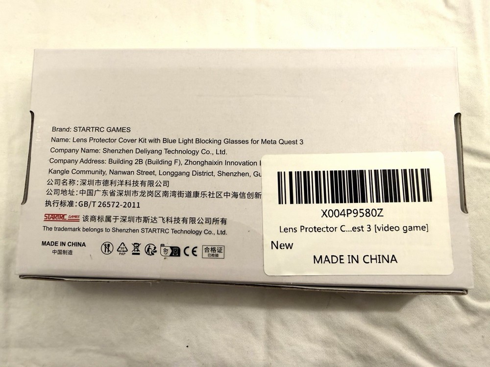 STARTRC Games Lens Protector Kit + Blue Light Glasses for Quest 3 – New Sealed