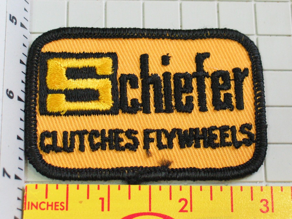 Schiefer Clutches Flywheels Patch  Vintage