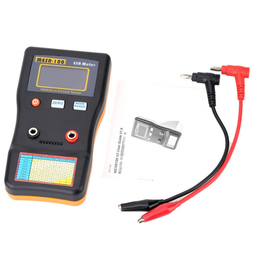 Professional MESR-100 ESR Capacitance Ohm Meter Capacitance Resistance Test